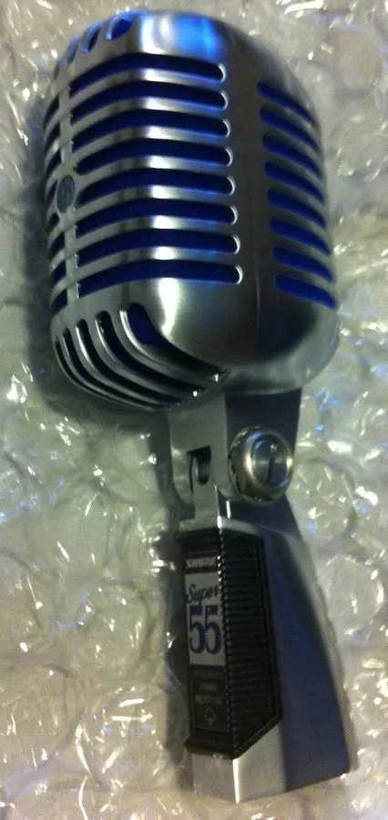 Микрофон Shure Super 55 Classic 50s-Style Vocal Microphone with Blue Mesh — фото лота 1