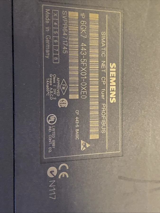 Коммуникационный модуль Siemens 6GK7443-5FX01-0XE0 SIMATIC NET CP 443-5 Basic Co — фото лота 2