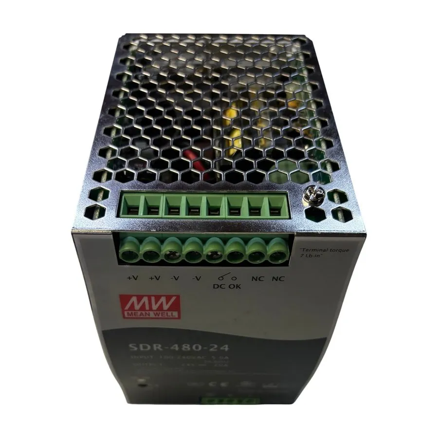 Блок питания MEAN WELL SDR-480-24 DIN Rail Power Supply 24V 20A 480W 100-240VAC