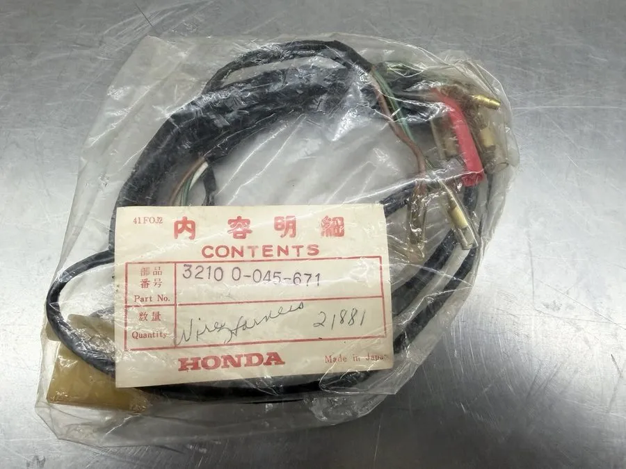 Жгут проводов Honda Z50K2 Wiring Harness # 32100-045-671 1970-71 Z50 Bin B — фото лота 1