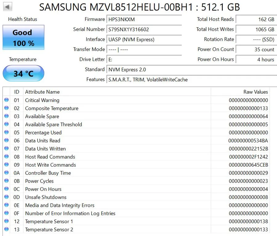 SSD-накопитель Samsung PM9C1 512GB M.2 2230 NVMe PCIe Gen4 SSD + USB-C Enclosure