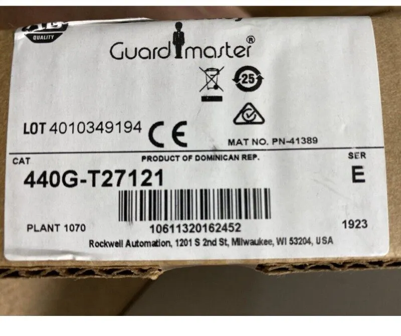 Реле безопасности Allen-Bradley 440G-T27180 GuardMaster TLS-GD2 Safety Relay Swi