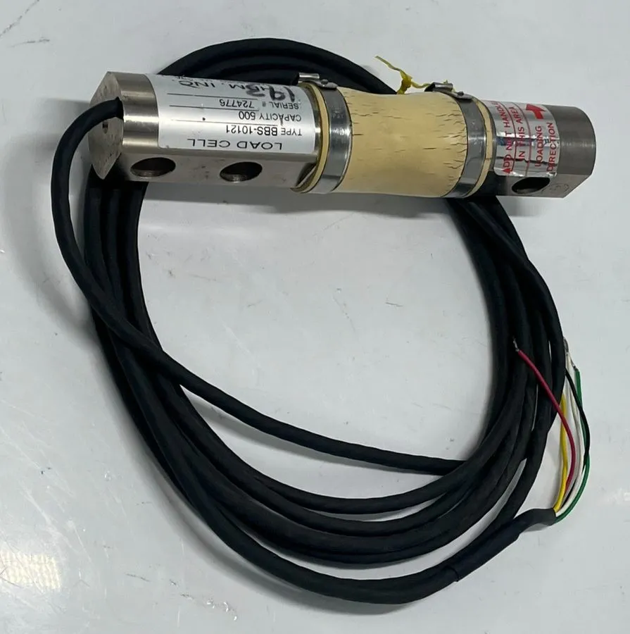 Тензодатчик HBM BBS-500-10121 N Load Cell 500kg 1012lb Industrial S-Type Shear B — фото лота 1