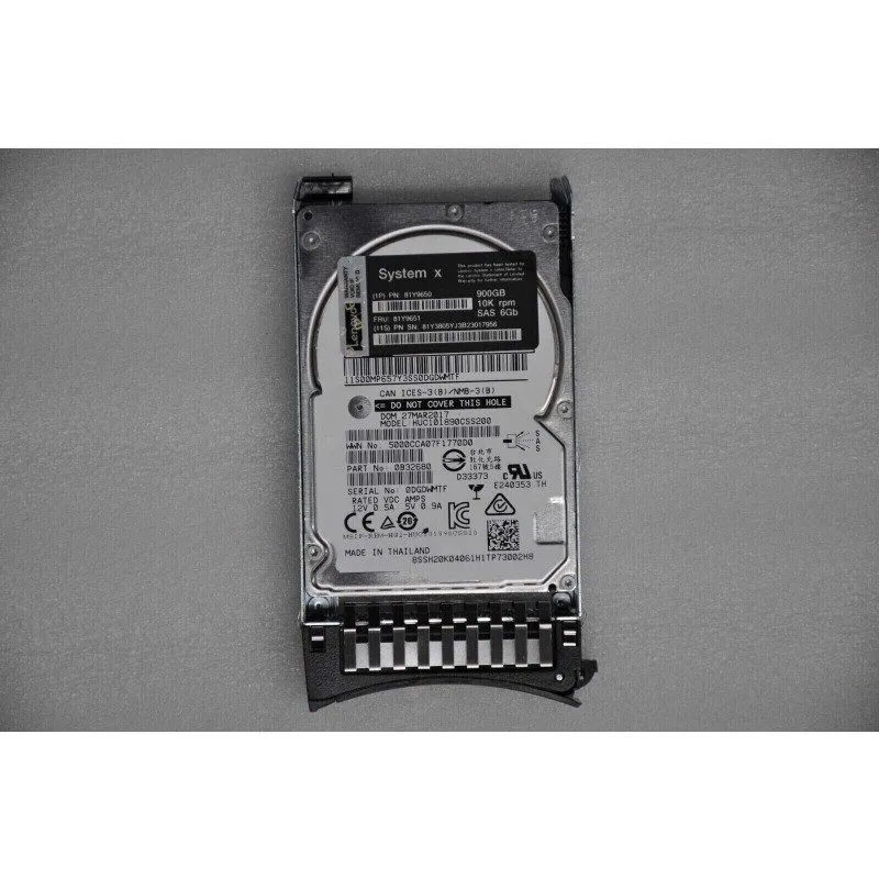 Жёсткий диск Lenovo 81Y9650 81Y3805 81Y9651 900GB 2.5"10K RPM 6G SAS SFF Hard Dr