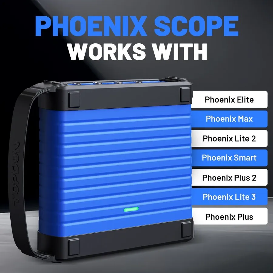 Осциллограф TOPDON Phoenix 4 Channel Automotive Oscilloscope 100MHz 1GSa/s Ignit