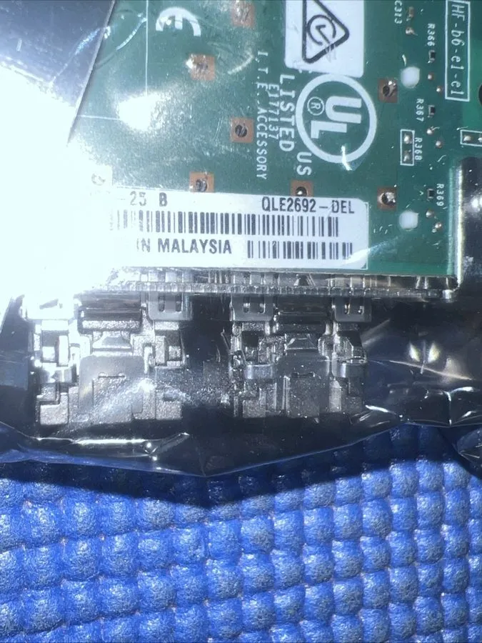 Контроллер Dell QLogic QLE2692-DEL 16Gb FC SFP+ Dual Port Full Height HBA YCVFG