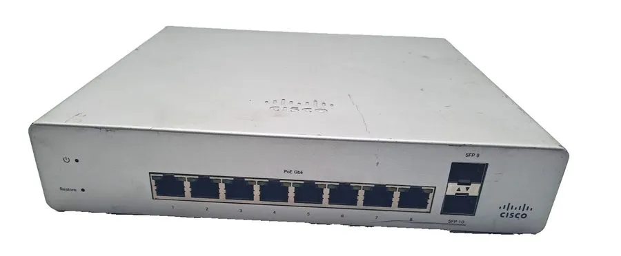 Коммутатор Cisco Meraki MS220-8P Cloud Managed Switch 8-Port Gigabit PoE 8x 1GbE