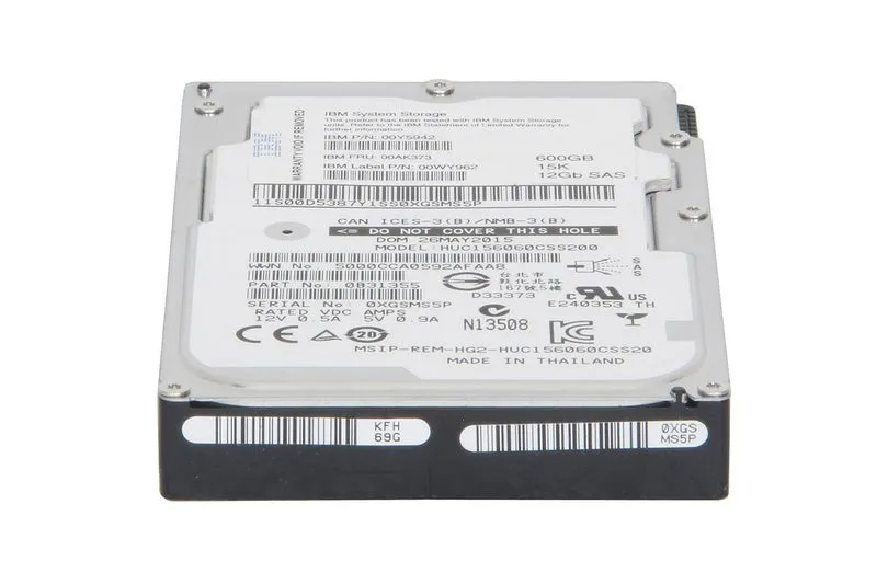 Жёсткий диск DELL 5PNGD 05PNGD HUC156060CSS200 600GB 15K 12Gbps SAS 2.5" Hard Dr — фото лота 1