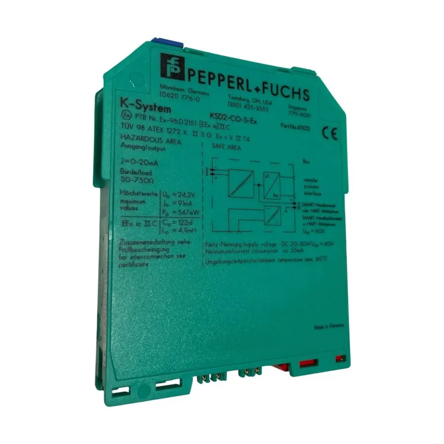 Датчик Pepperl+Fuchs Output Isolator KSD2-CO-S-Ex 53731S DC20-30V/Um=40 Approx. 