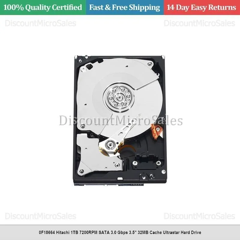 Жёсткий диск 0F18664 Hitachi 1TB 7200RPM SATA 3.0 Gbps 3.5" 32MB Cache Ultrastar