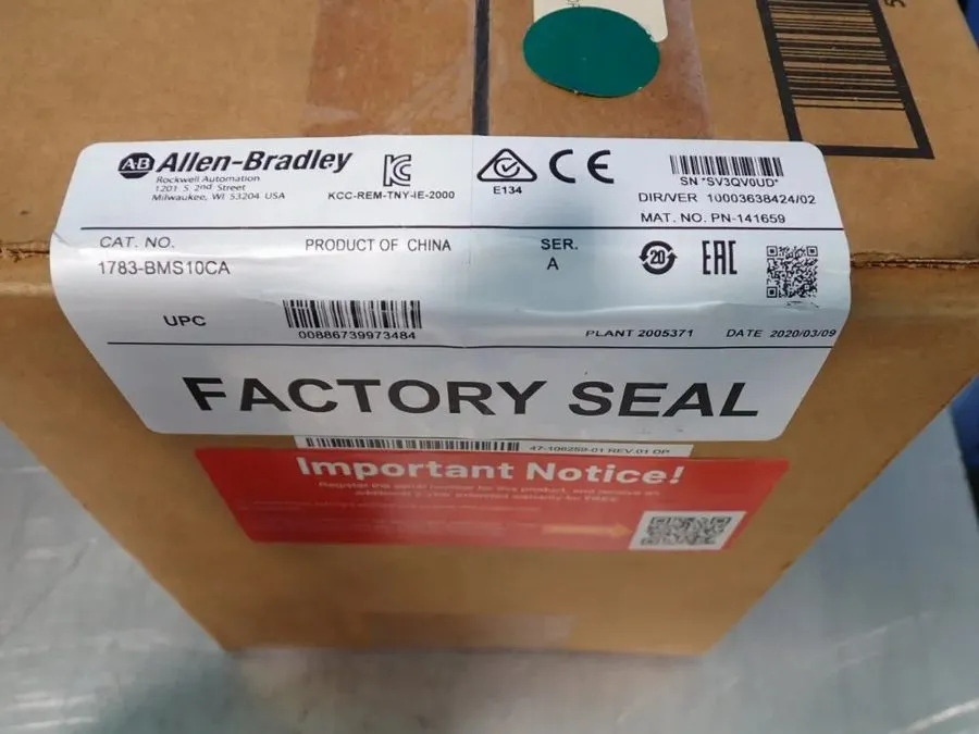 Коммутатор 1783-BMS10CA Allen-Bradley Stratix 5700 Ethernet Switch 10 Ports