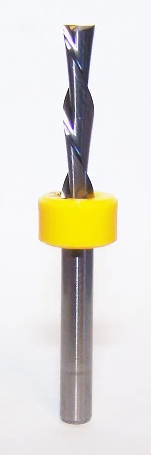 Режущий инструмент 3.00mm (.1181") CARBIDE 2 FLT ENDMILL, DOWNCUT SOFT PLASTIC 1 — фото лота 1