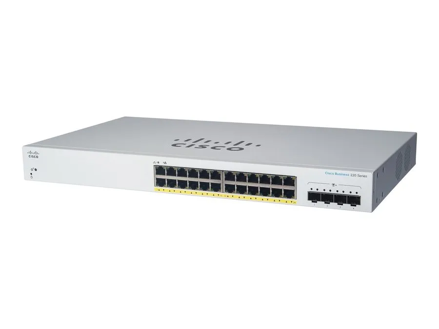Коммутатор Cisco CBS220-24FP-4G-UK Switch