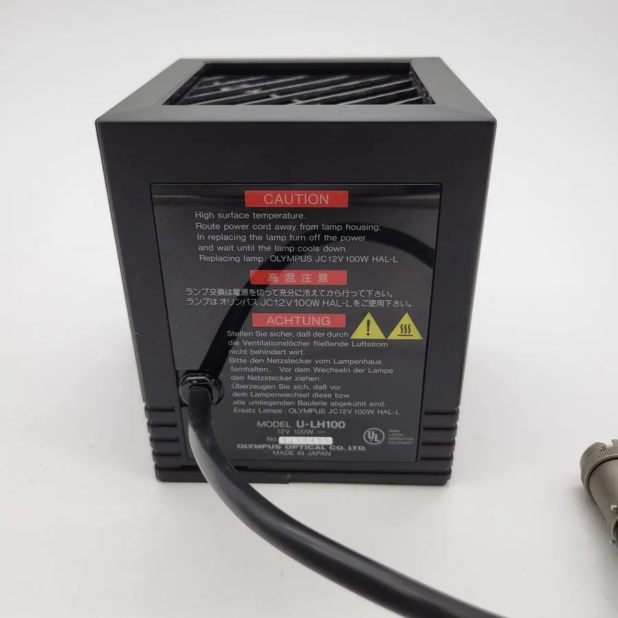 Микроскоп Olympus U-LH100 12V 100W Microscope Halogen Lamp House Made in Japan