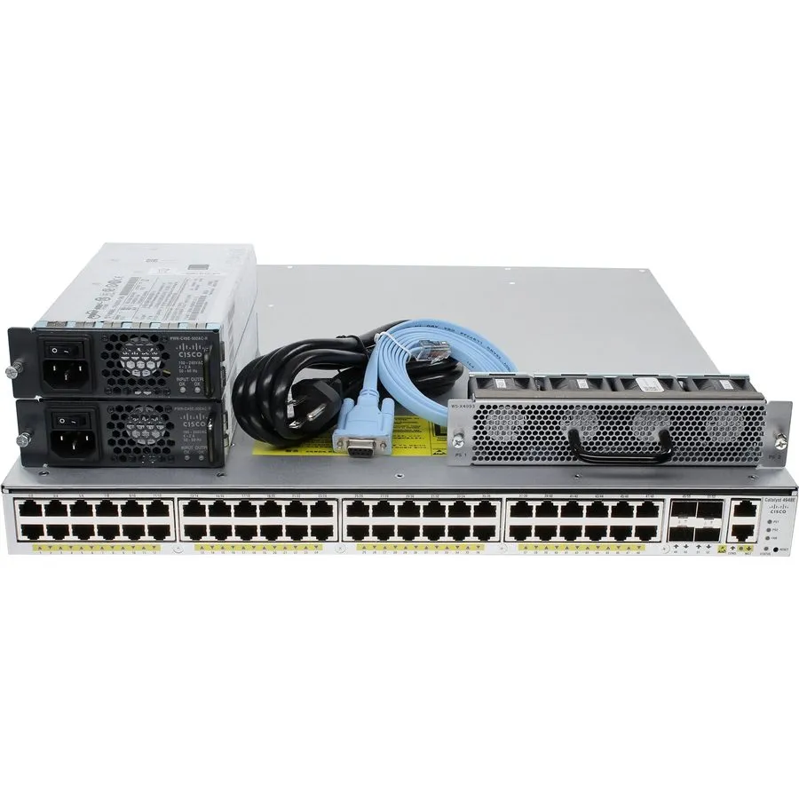 Коммутатор Cisco Catalyst WS-C4948E-E 48-Port RJ45 Switch Dual Power