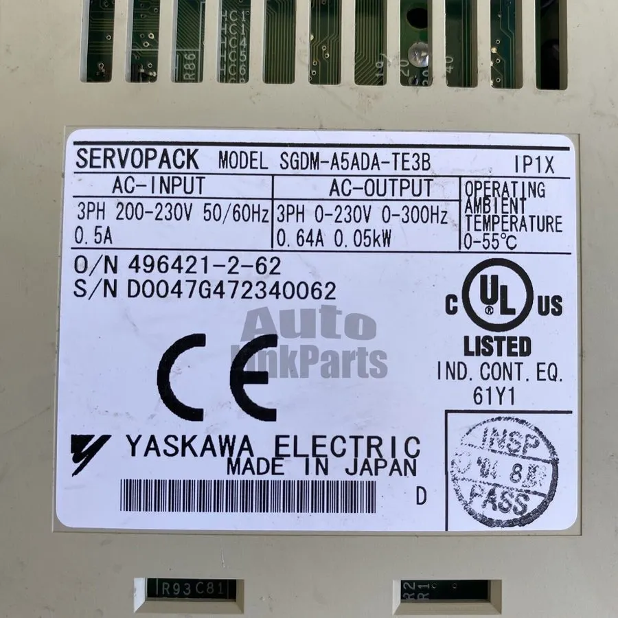 Серводвигатель YASKAWA SGDM-A5ADA ServoPack