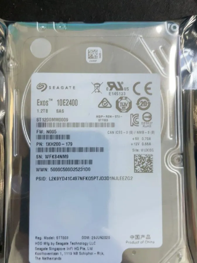Жёсткий диск Dell ST1200MM0009 1.2TB 2.5" 12Gb/s 128MB 10K RPM SAS HDD Dell P/N: