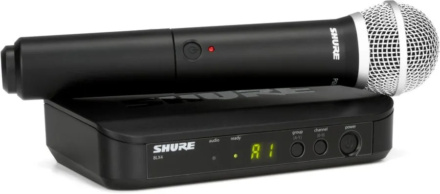 Радиосистема Shure BLX24/PG58 Wireless Handheld Microphone System H9 Band (2-pac — фото лота 1