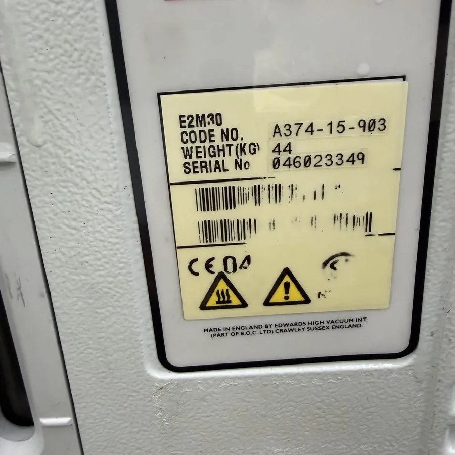 Насос Edwards E2M30 Dual Stage Rotary Vane Vacuum Pump P/N A374-15-903 — фото лота 2