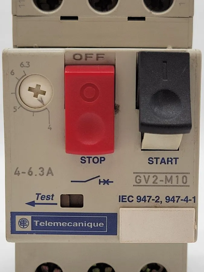 Автоматический выключатель Telemecanique GV2-M10 4-6.3 A Motor Circuit Breaker 6