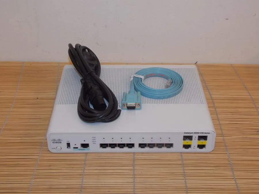 Коммутатор Cisco WS-C2960CG-8TC-L 8-Port Gigabit Ethernet Managed Switch