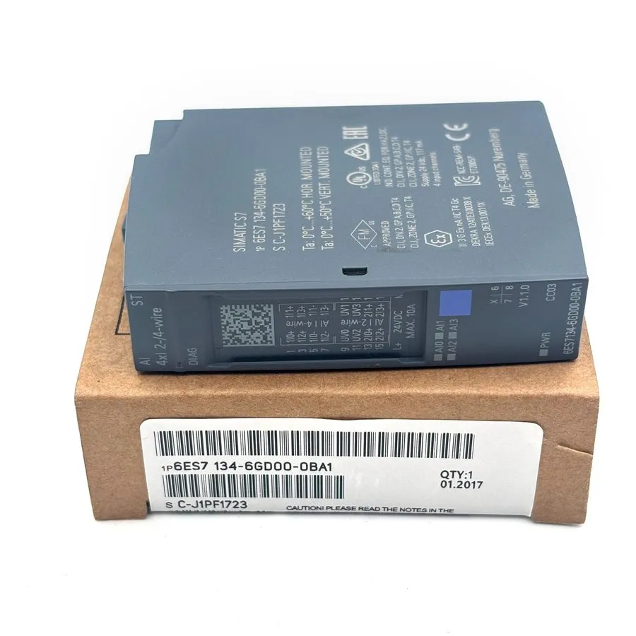 Модуль ввода-вывода Siemens Simatic S7 AI 4xI 2-/4-wire 6ES7134-6GD00-0BA1 — фото лота 1