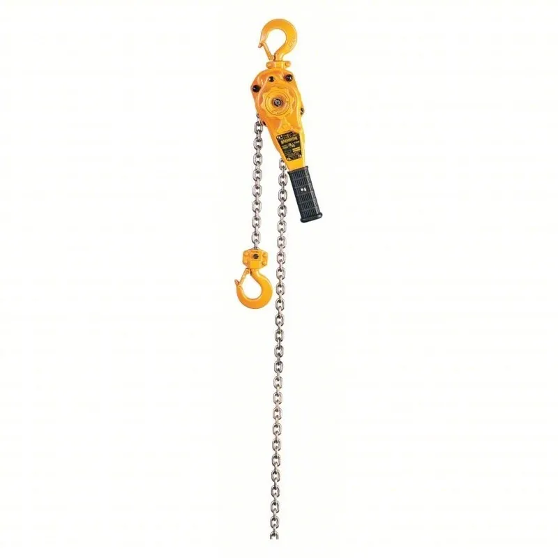 Таль 1 EA. Harrington LB008-15 Lever Chain Hoist 3/4t Cap. 15 Ft Lift W/ Load Ce — фото лота 1