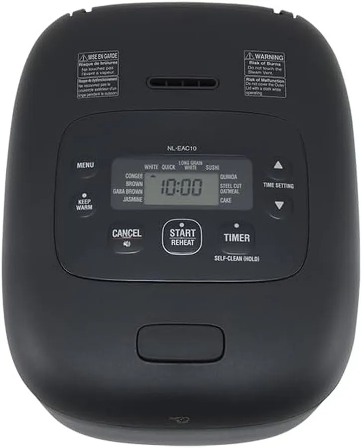 Рисоварка NL-EAC10BA Micom Rice Cooker & Warmer 5.5 Cups, Black