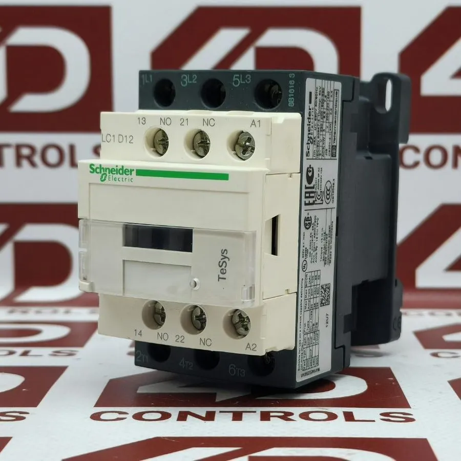 Контактор LC1D12U7 Contactor: 3 Pole NO x3 Auxiliary Contactors: NO+NC 240VAC 12