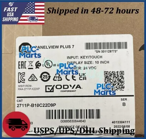 Панель оператора Allen Bradley 2711P-B10C22D9P PanelView Plus 7 touch screen AB