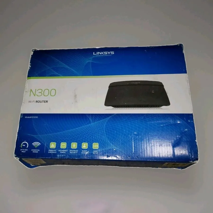 Маршрутизатор Linksys E1200-NP Wireless Router N300 Capacity Group A 4 Port Wi-F
