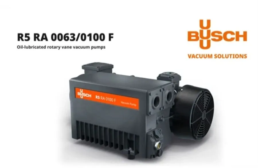 Насос Powerex Busch Rotary Vane Vacuum Pump System R5 RA 0100 F VVTD04034P1 26 S — фото лота 1