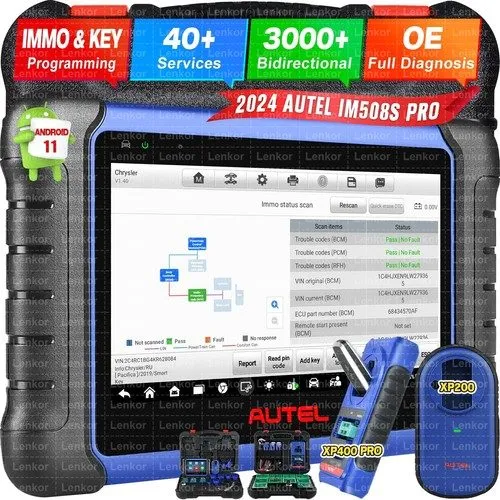 Диагностический сканер Autel MaxiIM IM508S+XP400 Pro IMMO Key Programming Tool D