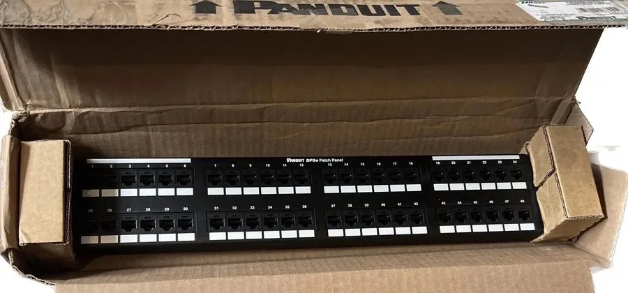 Патч-панель Panduit DP485E88TGY Punchdown Patch Panel Category 5E Flat 48-Port 2