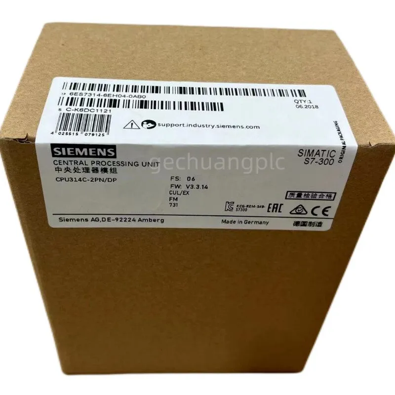 ПЛК 6ES7314-6EH04-0AB0 SIEMENS Central Processing Unit