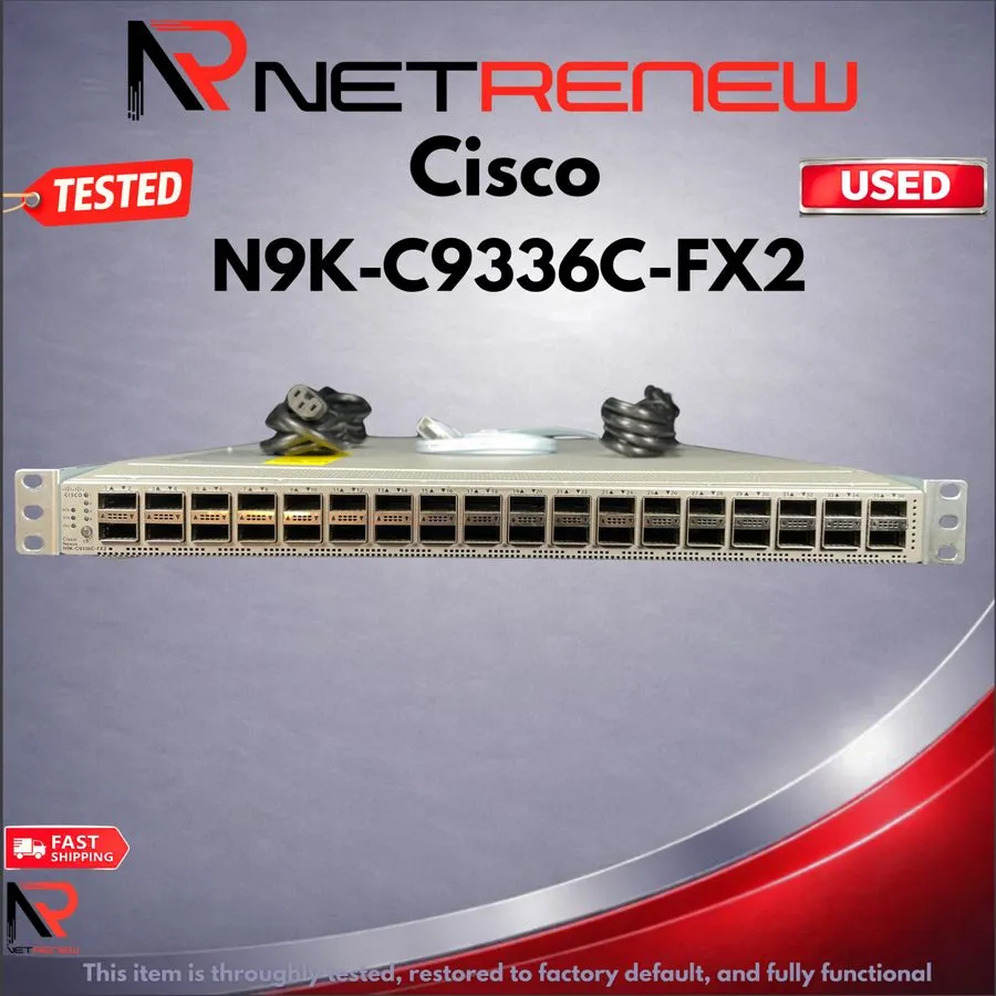 Коммутатор Cisco N9K-C9336C-FX2 Managed 36x 40/100Gb Switch