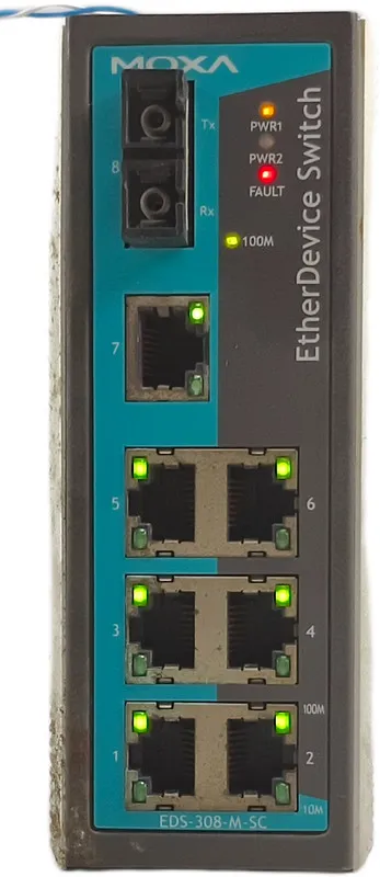 IIoT-устройство Moxa EDS-308-M-SC Ethernet Switch EDS308