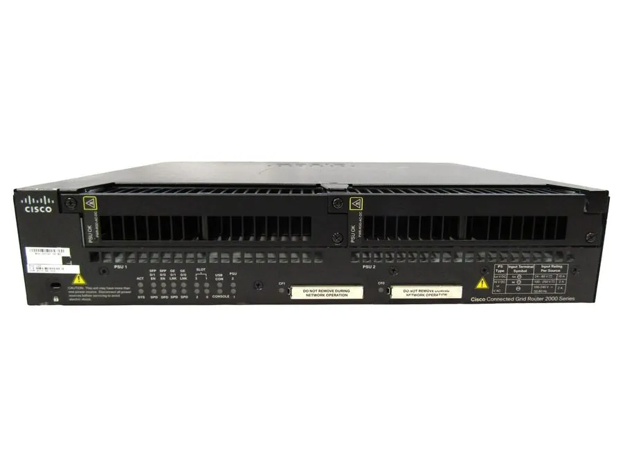 Маршрутизатор Cisco 2000 CGR-2010/K9 V03 10-Port 2U Connected Grid Router 4x PoE — фото лота 2