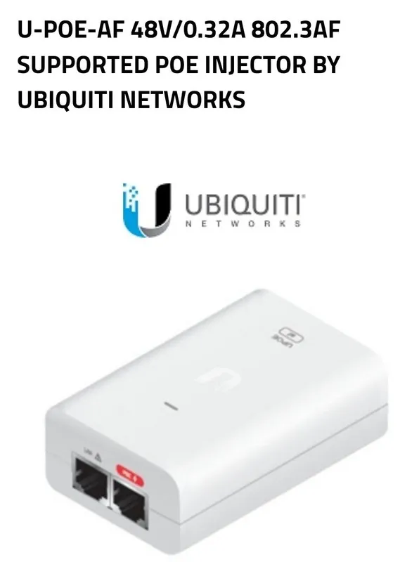 Коммутатор Ubiquiti GP-V480-032G Switching Gigabit PoE Injector 48V 0.32A w/PC