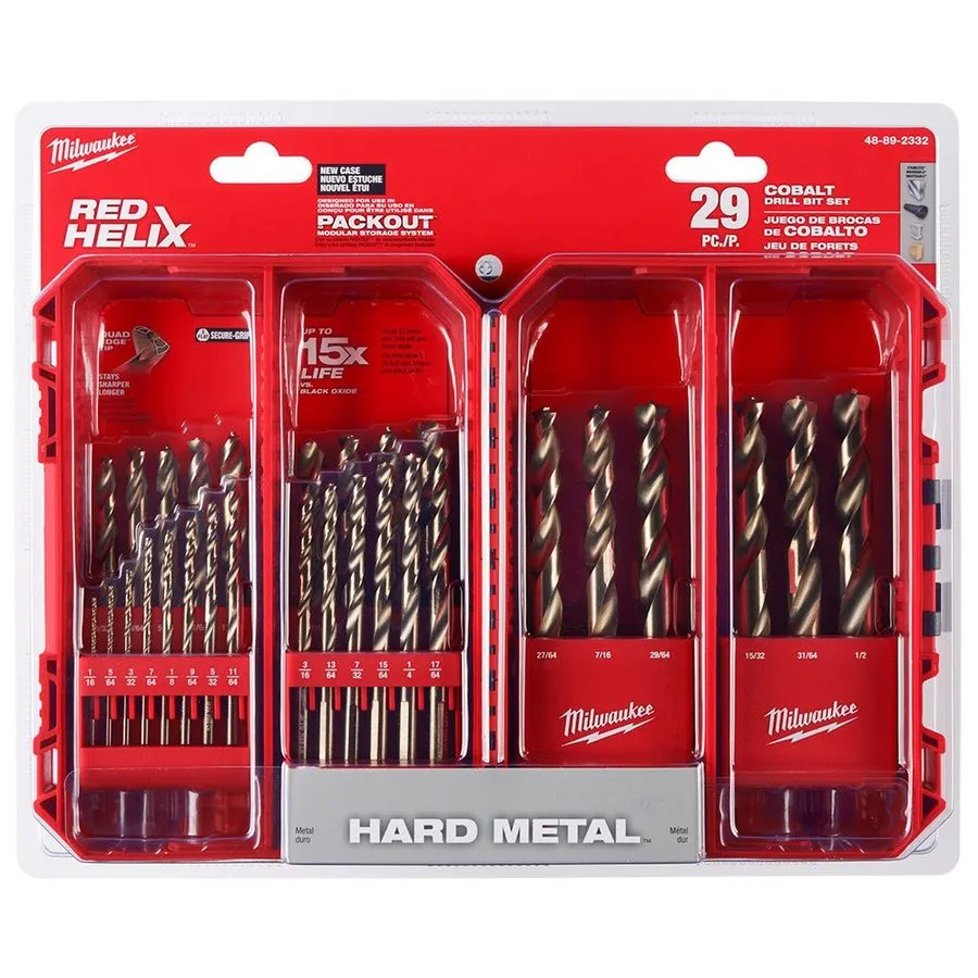 Режущий инструмент Milwaukee 48-89-2332 Cobalt Red Helix Drill Bit Set