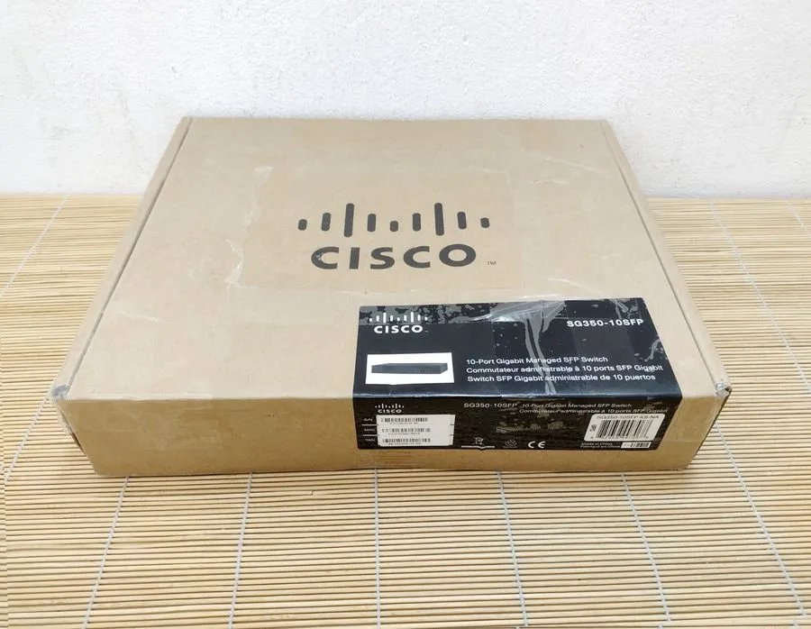 Коммутатор Cisco SG350-10SFP-K9 10-Port Gigabit Managed SFP Switch