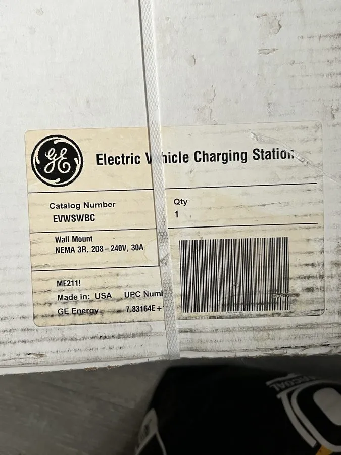 Аккумулятор GE WattStation Level 2 30 Amps/ 240-volt EV Electric Vehicle Chargin — фото лота 4