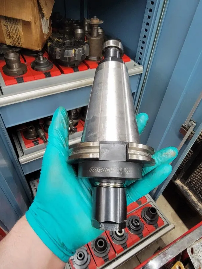 Режущий инструмент CAT50 PARLEC DA180 COLLET CHUCK TOOL HOLDER 3 1/4 PROJECTION  — фото лота 1