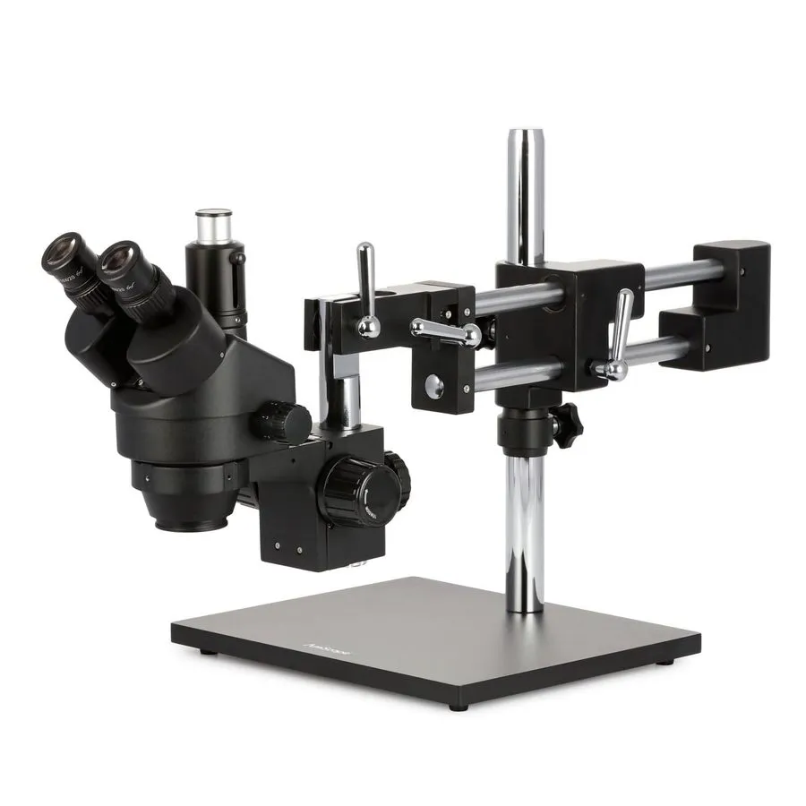 Микроскоп AmScope 3.5X-45X Trinocular Stereo Zoom Microscope + Double Arm Boom S