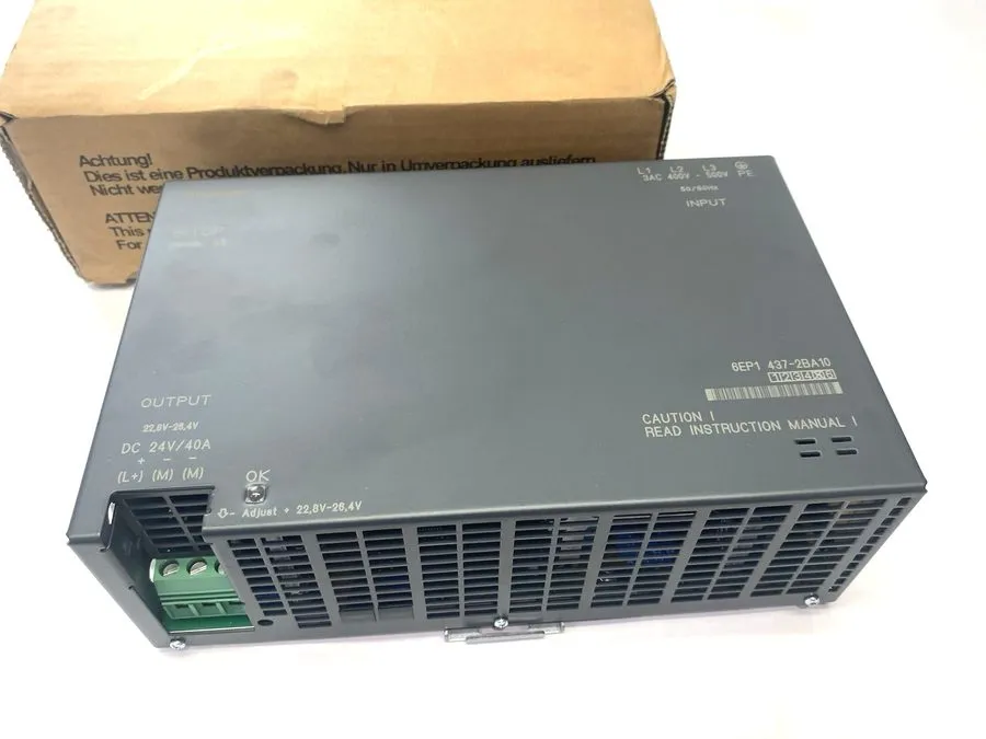 Блок питания 6EP1437-2BA10 Siemens SITOP Power supply output 24VDC/40A