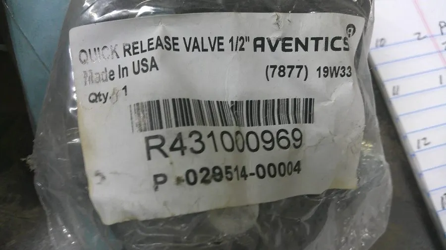 Пневмоклапан Aventics Pick Release Valve 1/2" R431000969