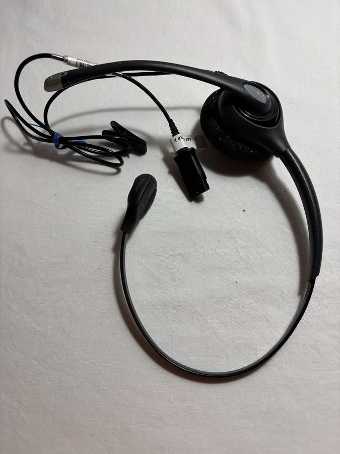 Plantronics SupraPlus HW251N Black Headband Headset- in