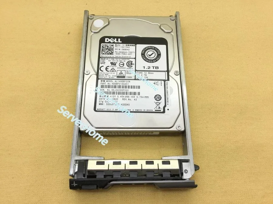 Жёсткий диск Dell 089D42 1.2TB 10K 12GB/s SAS 2.5" HDD 89D42 Hard Drive