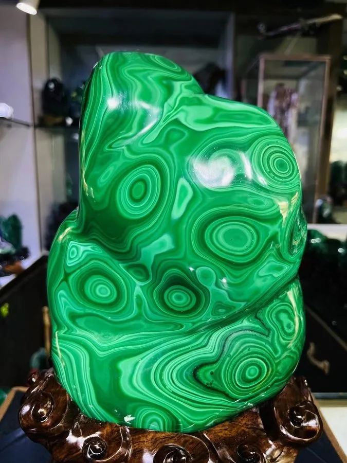 Лабораторный прибор 21.56LB TOP Natural malachite quartz carved crystal Furnishi