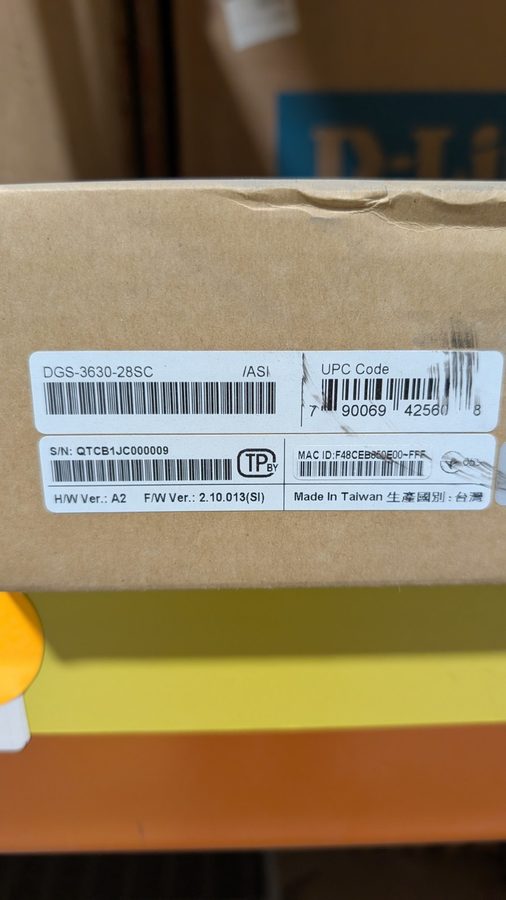 Фото лота DGS-3630-28SC от продавца №44982